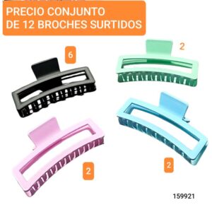 Luc159921.precio conjunto de 12 broches surtidos