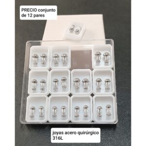 PRECIO conjunto de 12 pares abridores