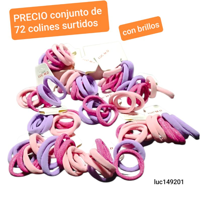 Luc149201.precio conjunto de 72 colines surtidas
