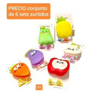 37c.precio conjunto de 6 sets surtidos