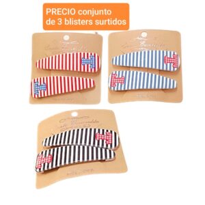 PRECIO conjunto de 3 blisters surtidos