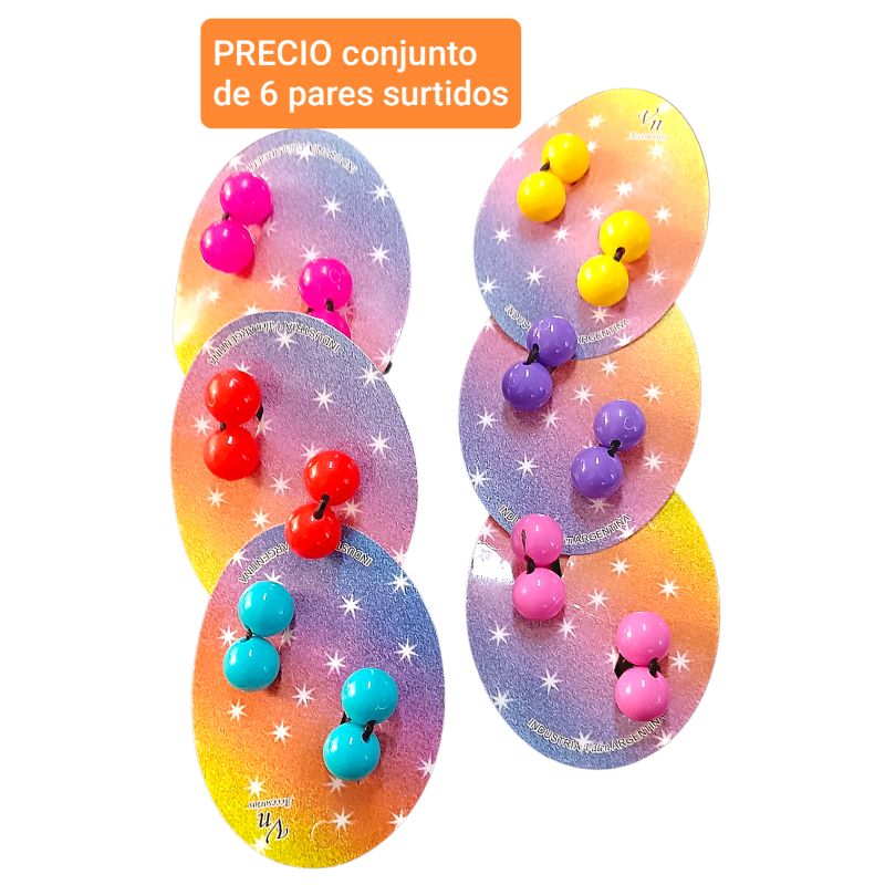 PRECIO conjunto de 6 pares surtidos