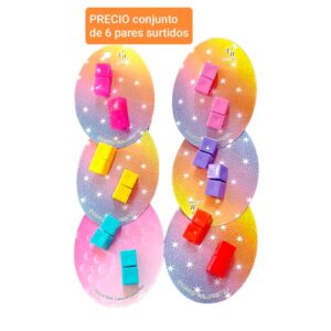 PRECIO conjunto de 6 pares surtidos