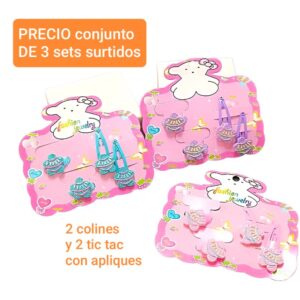PRECIO conjunto de 3 blisters surtidos