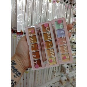 3 unidades de paleta de correctores tejar ( surtidos de colores)