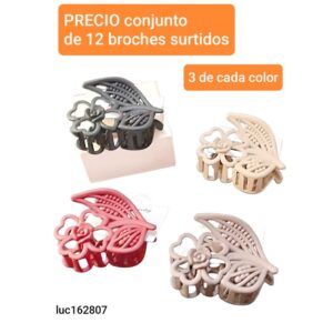 Luc162807.precio conjunto de 12 broches surtidos