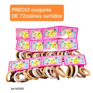 Luc162203.precio conjunto de 72 colines surtidos