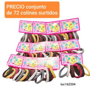 Luc162204.precio conjunto de 72 colines surtidos