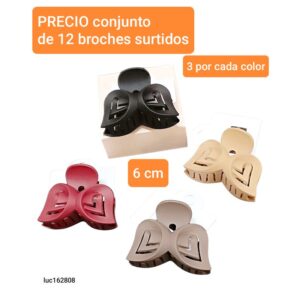 Luc162808.precio conjunto de 12 broches surtidos