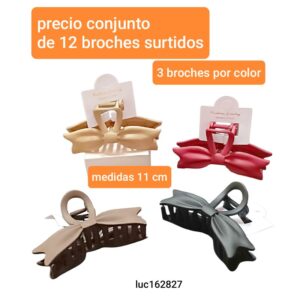 Luc162827.precio conjunto de 12 broches surtidos