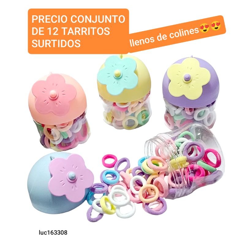Luc163308.precio conjunto de 12 tarritos surtidos