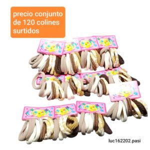 Luc162202.pasi.precio conjunto de 120 colines surtidos
