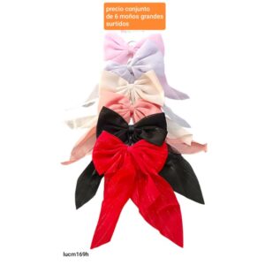 Lucm169h.precio conjunto de 6 moños surtidos