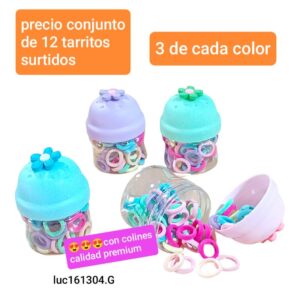 Luc161304.G.precio conjunto de 12 tarritos surtidos