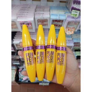 4 unidades de máscara de pestañas pink 21 color negro