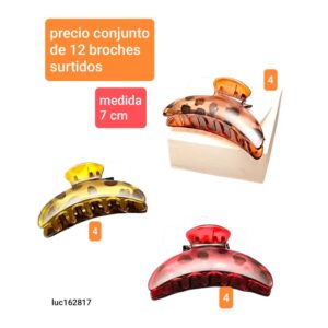 Luc162817.precio conjunto de 12 broches surtidos