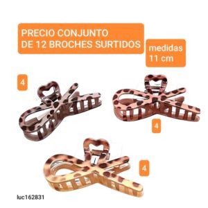 Luc162831.precio conjunto de 12 broches surtidos