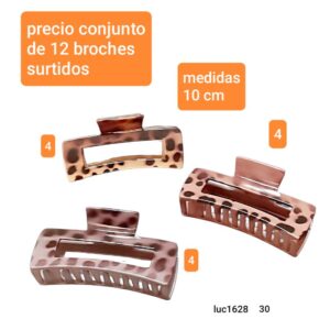 Luc162830.precio conjunto de 12 broches surtidos