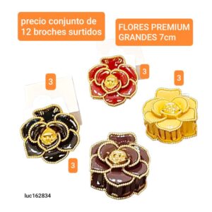 Luc162834 precio conjunto de 12 broches surtidos