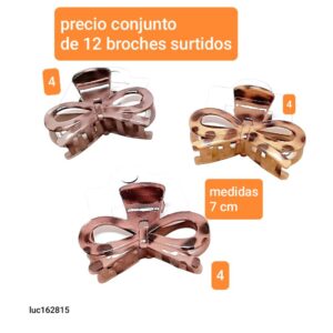 Luc162815.precio conjunto de 12 broches surtidos