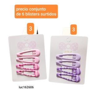 Luc162606.precio conjunto de 6 blisters surtidos