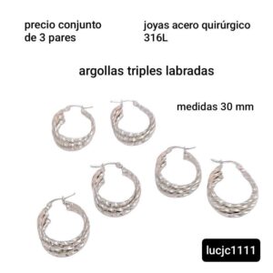 Lucjc1111.precio conjunto de 3 pares