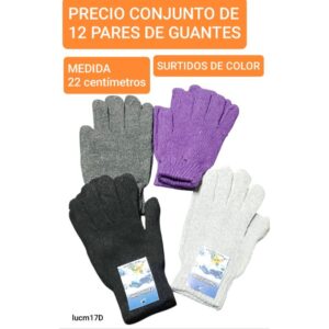 Lucm17D.precio conjunto de 12 pares guantes surtidos