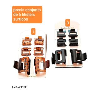 Luc162113.E.precio conjunto de 6 blisters surtidos