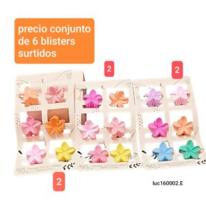 Luc160002E.precio conjunto de 6 blisters surtidos