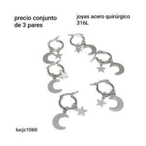 Lucjc.1060.precio conjunto de 3 pares