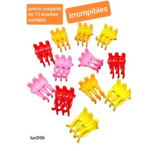 LucD06.precio conjunto de 12 broches surtidos