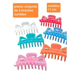 LucD.precio conjunto de 6 broches surtidos