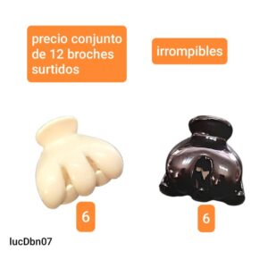 lucDbn07.precio conjunto de 12 broches surtidos