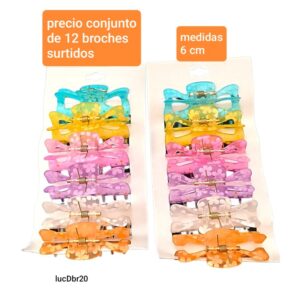 LucDbr20.precio conjunto de 12 broches surtidos