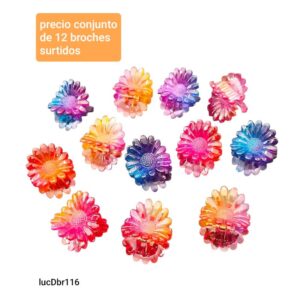 LucDbr116.precio conjunto de 12 broches surtidos