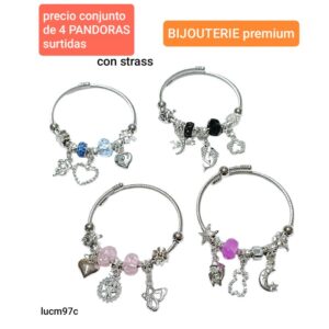 Lucm97c.   Precio conjunto de 4 PANDORAS surtidas