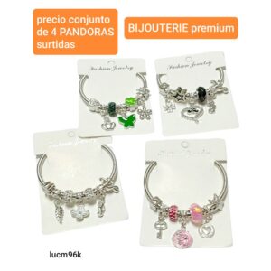 Lucm96k.precio conjunto de 4 PANDORAS surtidas