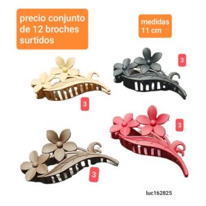 Luc162825.precio conjunto de 12 broches surtidos