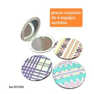 Luc101324.precio conjunto de 4 espejos surtidos