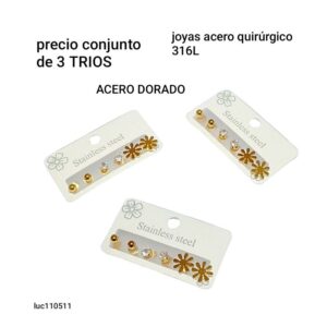 Luc110511.precio conjunto de 3 trios
