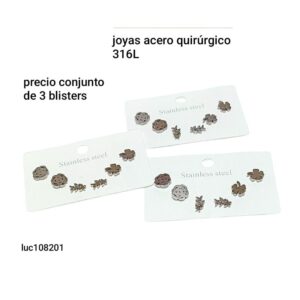 Luc108201.precio conjunto de 3 blisters