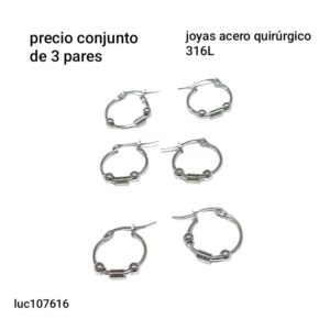 Luc107616.precio conjunto de 3 pares