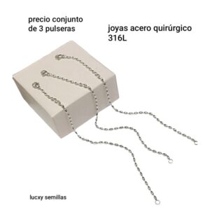 Lucxy semillas.precio conjunto de 3 pulseras