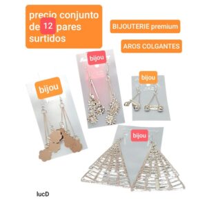 Precio conjunto de 12 pares surtidos