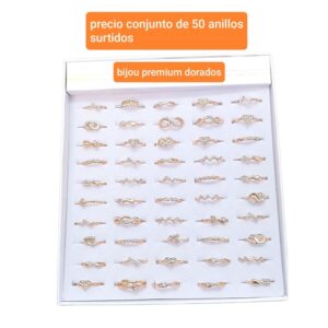Lucks.precio conjunto de 50 anillos surtidos