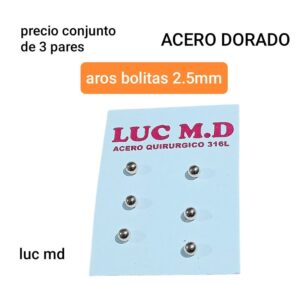 lucD.precio conjunto de 3 pares 2.5mm