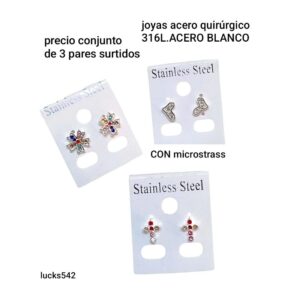 Lucks542.precio conjunto de 3 pares surtidos
