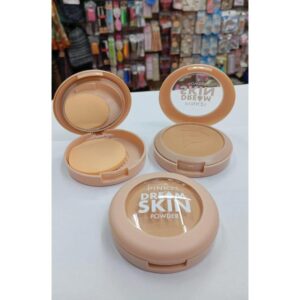 3 unidades de polvo compacto pink 21 con espejo y esponja ( surtidos de colores)