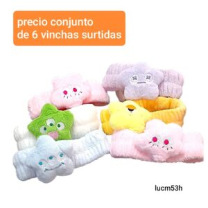 Lucm53h.precio conjunto de 6 vinchas surtidas