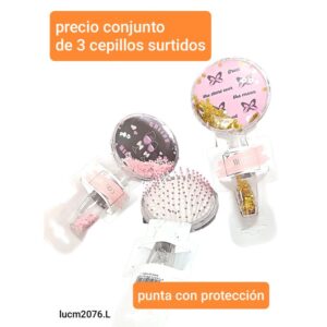 Lucm2076L.precio conjunto de 3 cepillos surtidos